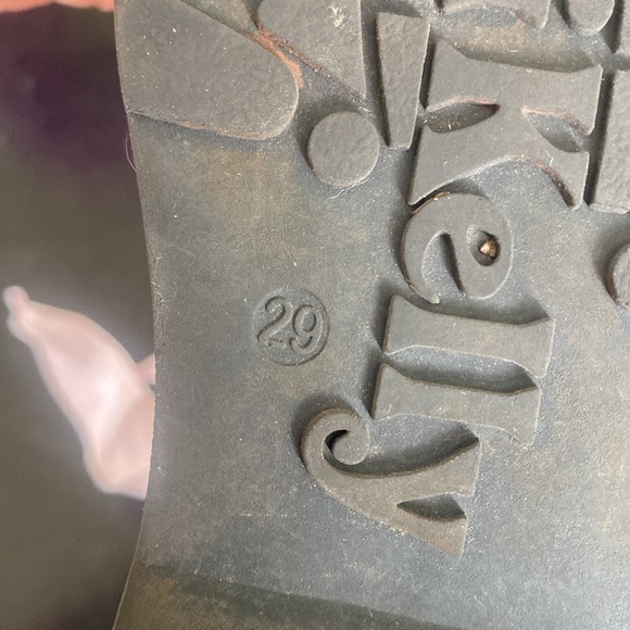 Lelli Kelly Pink patent combat boots size 11 - Picture 8 of 9